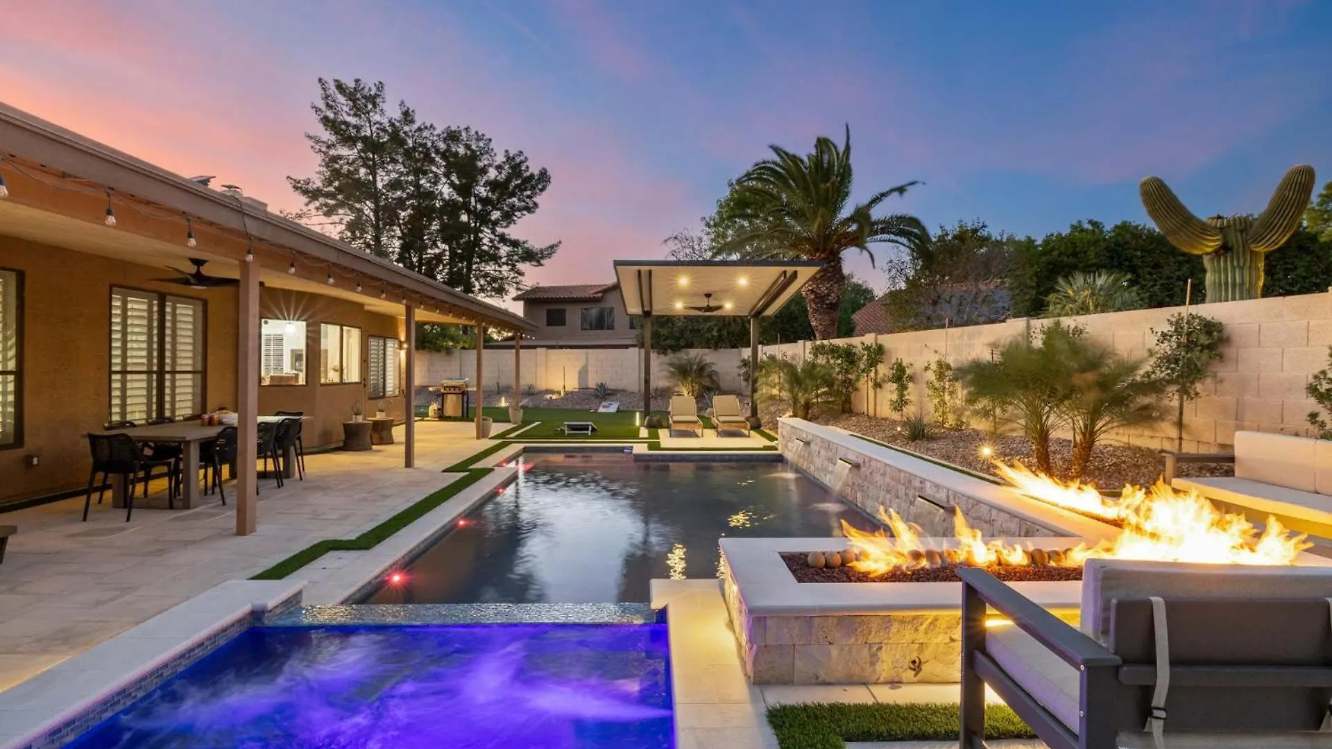 Backyard Bliss - Firepit Putt Play Pool & Spa Phoenix Stati Uniti
