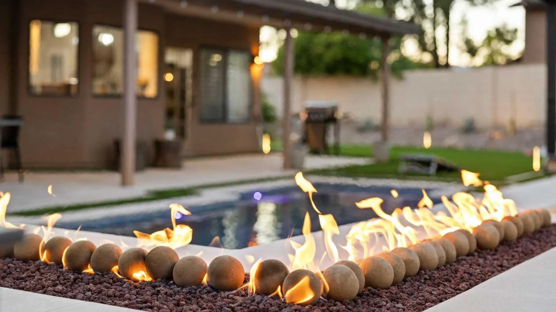 Backyard Bliss - Firepit Putt Play Pool & Spa Phoenix 0*,